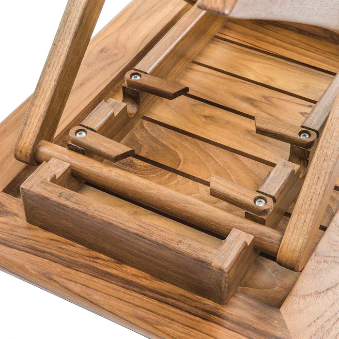 Whitecap 60028 Small Slat Top Adjustable Table