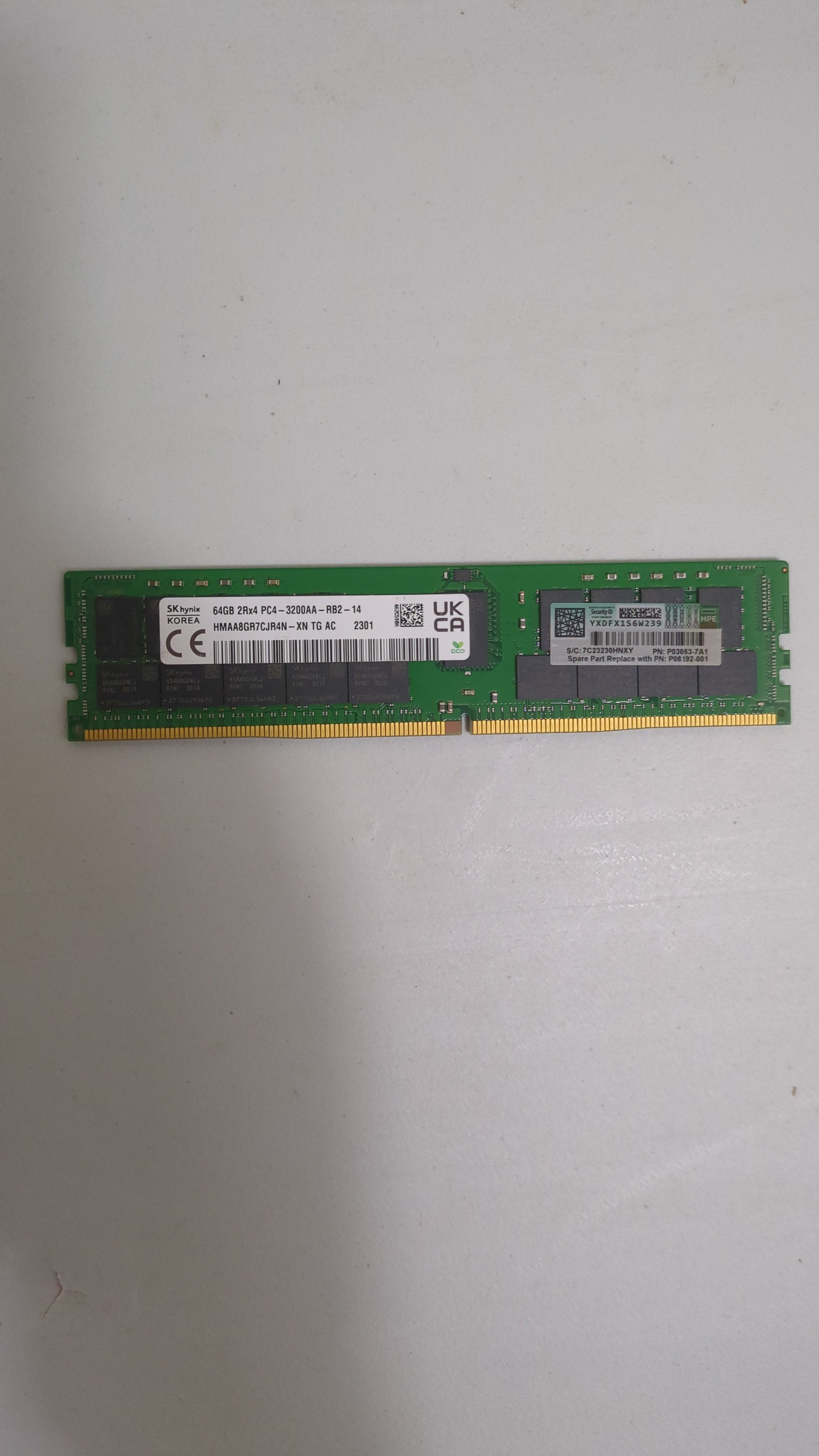Hynix HMAA8GR7CJR4N-XN - 64GB DDR4 PC4-3200 RDIMM P06192-001 | Alo Tech Solutions