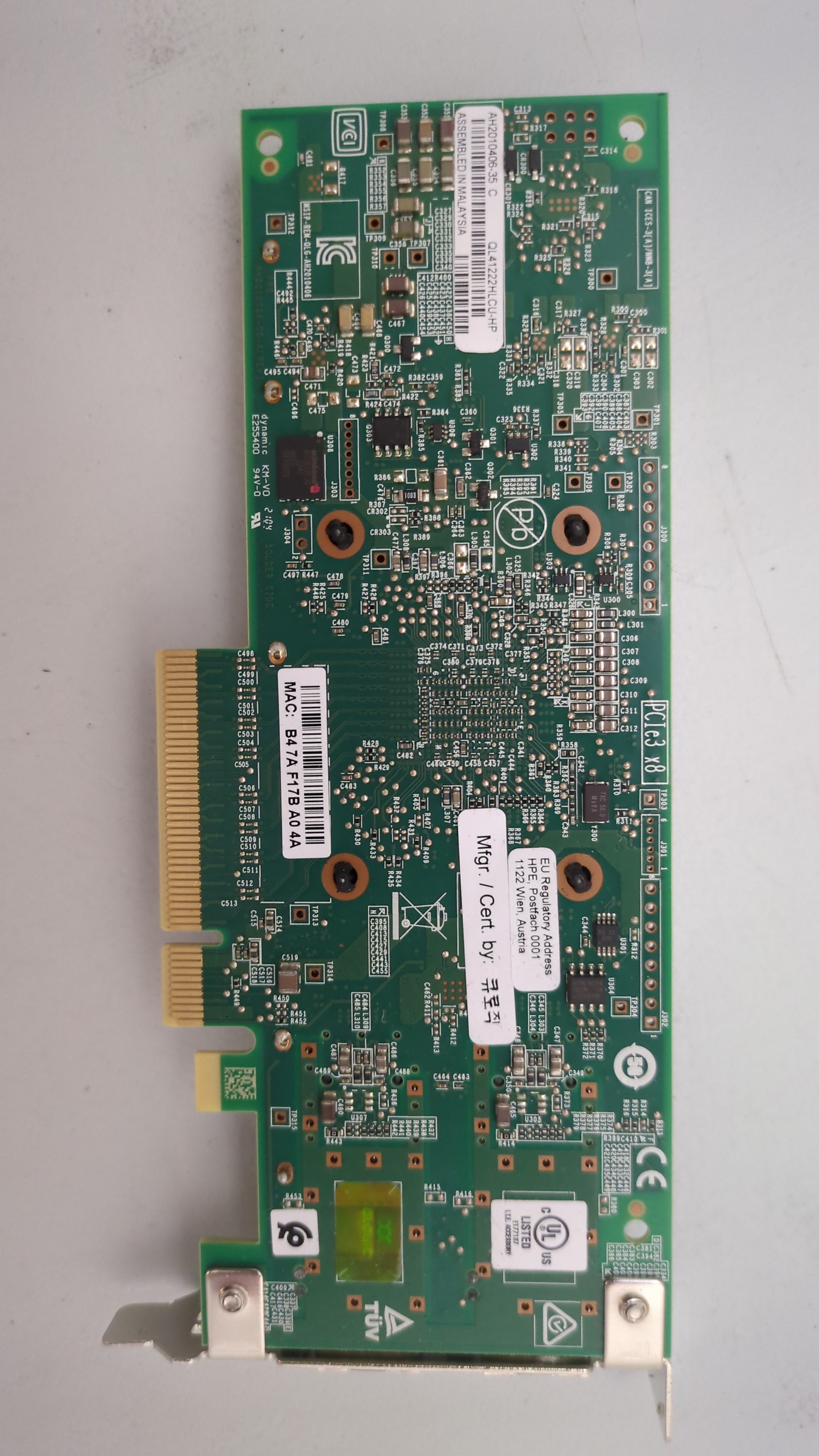 HPE 869570-001 - 10/25Gb 621SFP28 Adapter Label Detail | Alo Tech Solutions