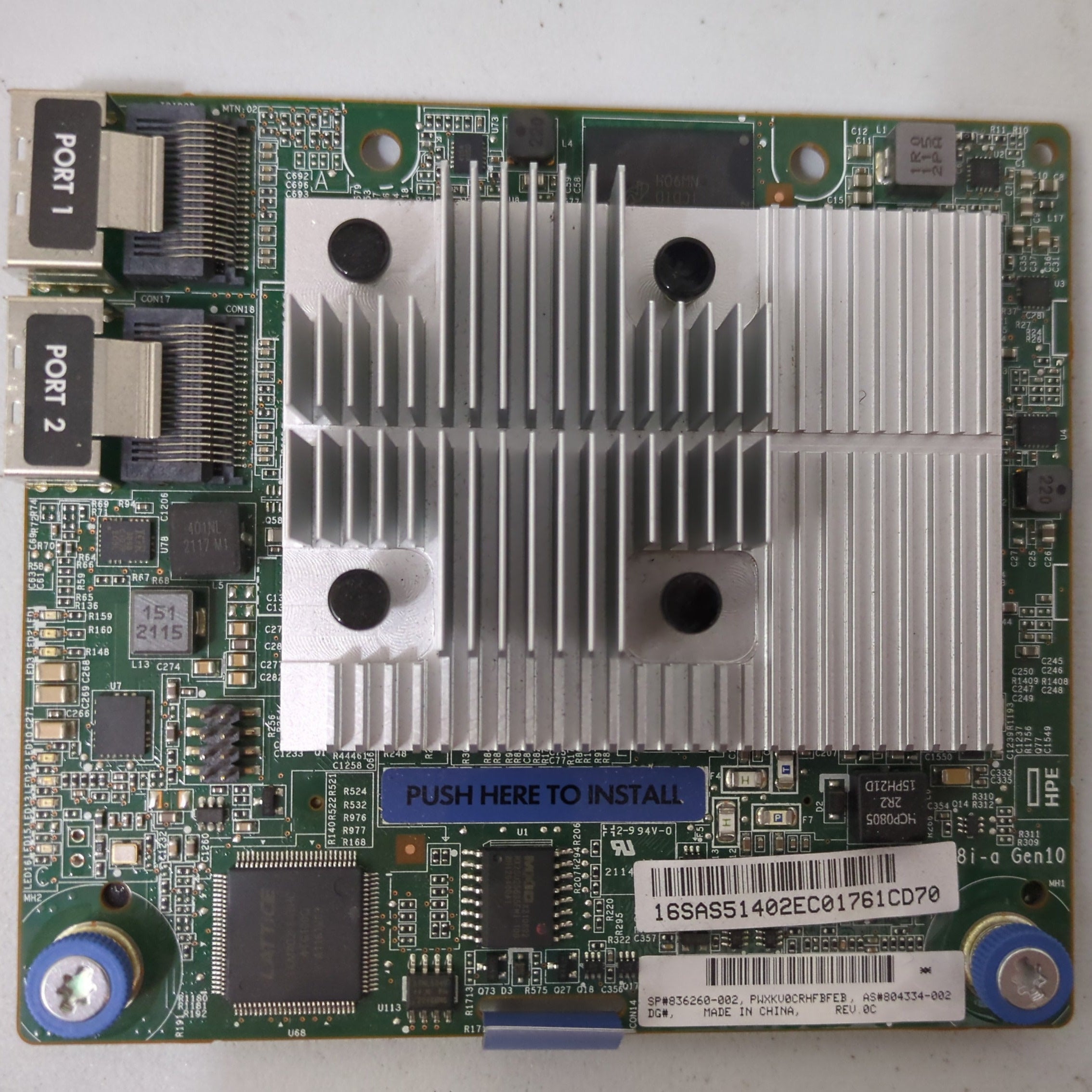 HPE 836260-002 804334-001 - Smart Array P408i-a SR Gen10 Controller | Alo Tech Solutions