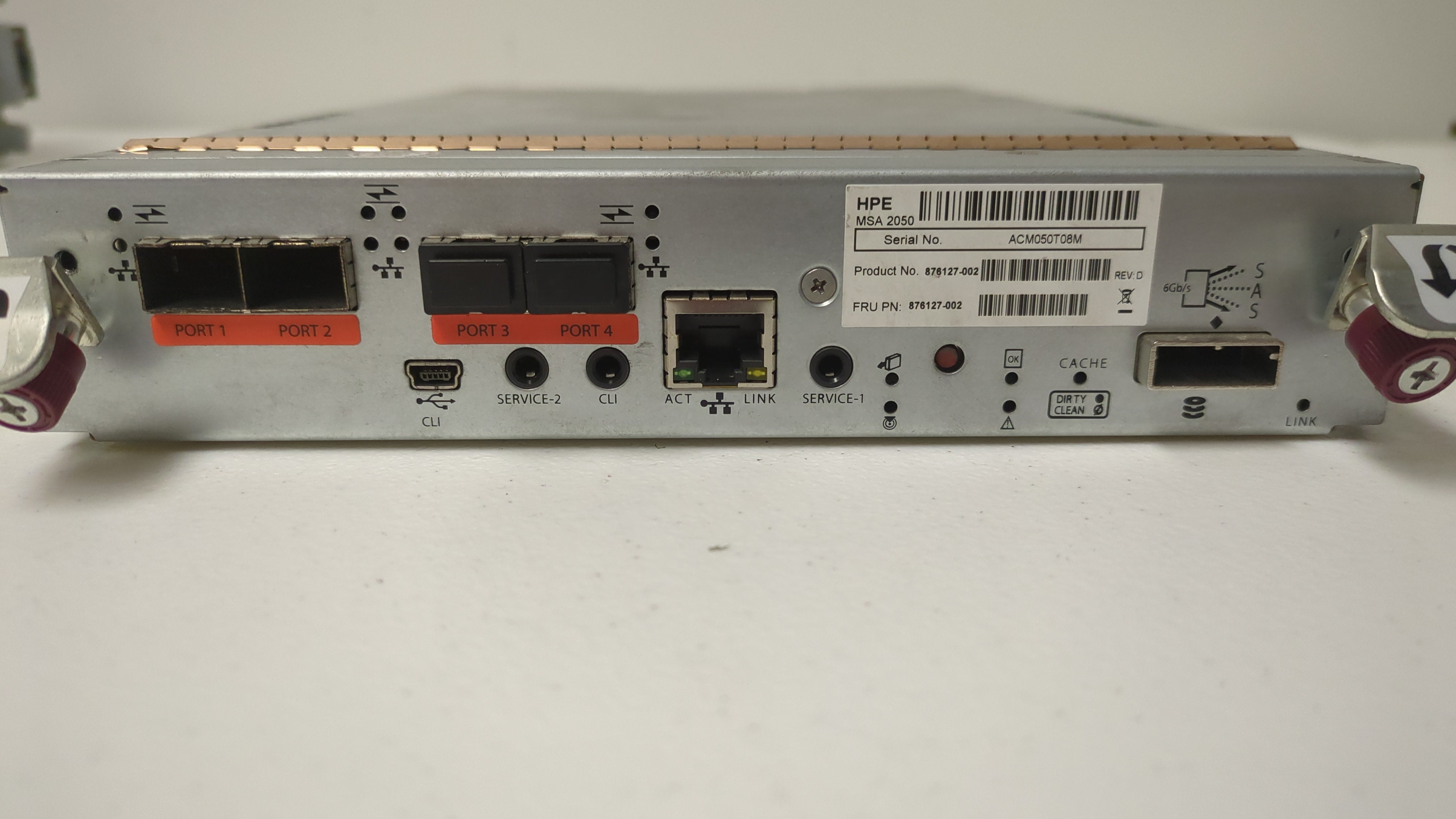 HPE MSA 2050 SAN Controller 876127-002 / 81-00000118-01-01