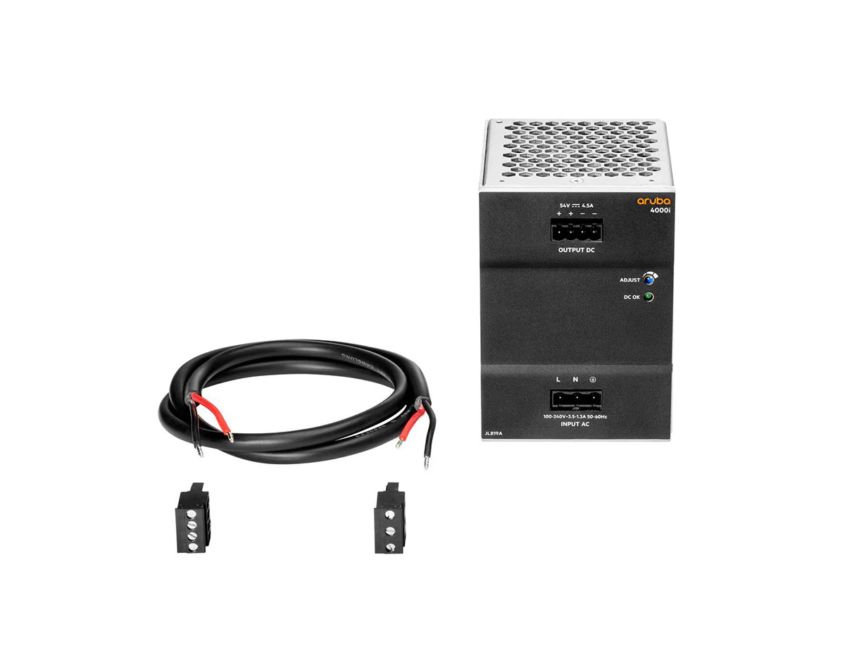 HPE Aruba Networking JL819A 4000i PoE 240W DIN Power Supply