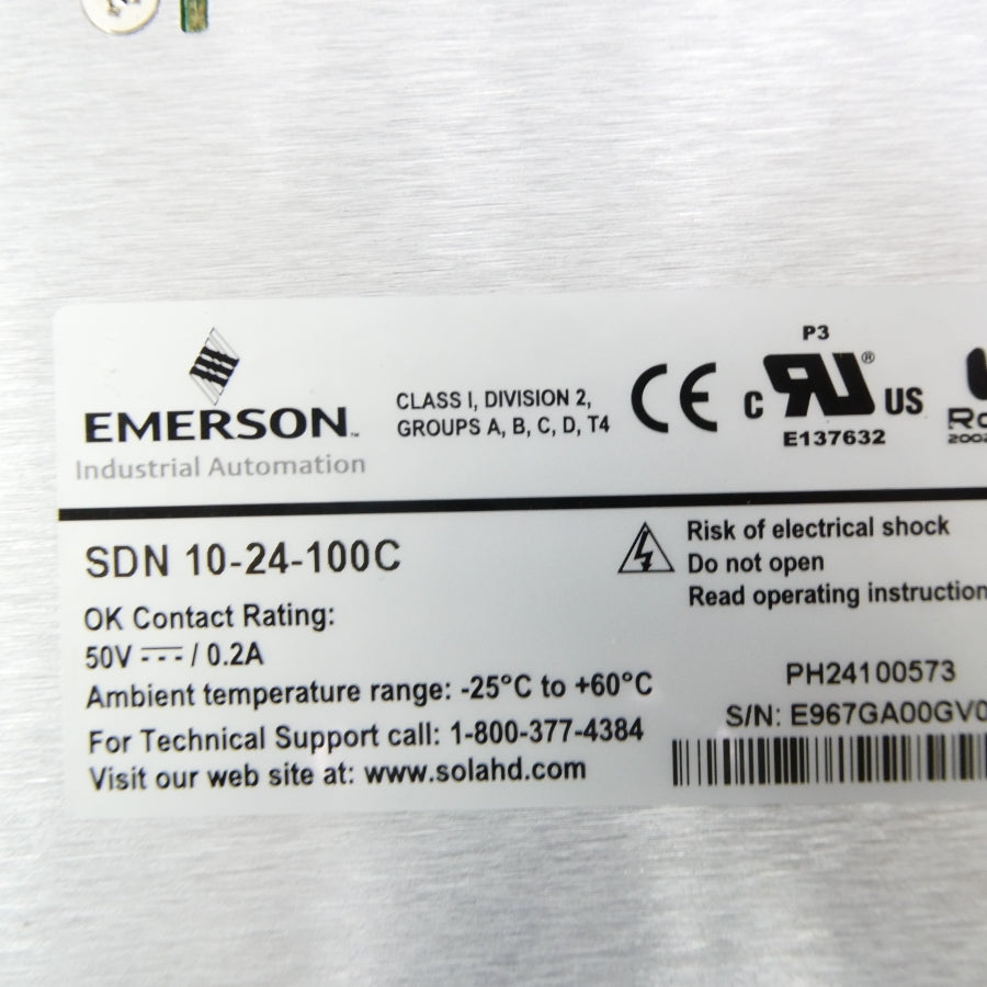 SOLA SDN10-24-100C 100-240V 3.5A NSNP