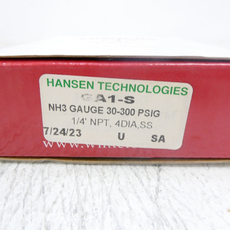 WINTERS GA1-S 30-300PSI NSMP