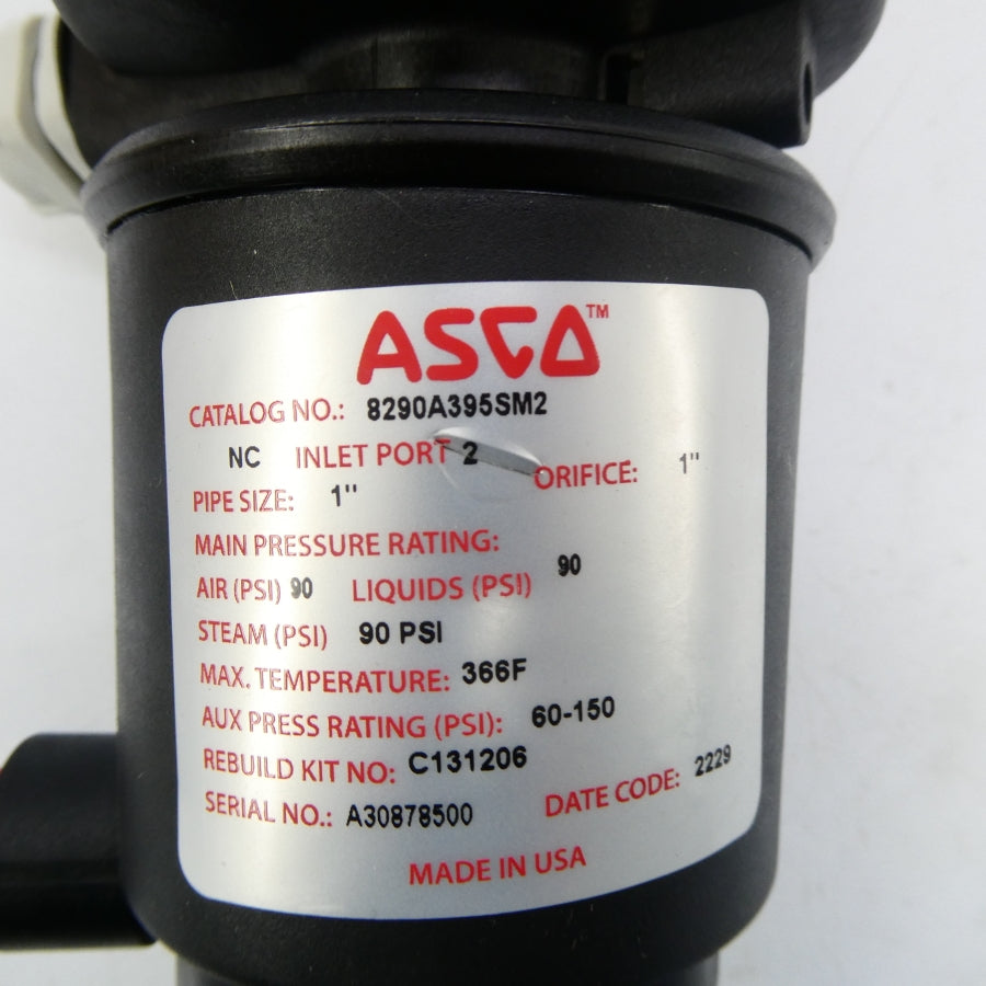 ASCO 8290A395SM2 90PSI 1" NSNP