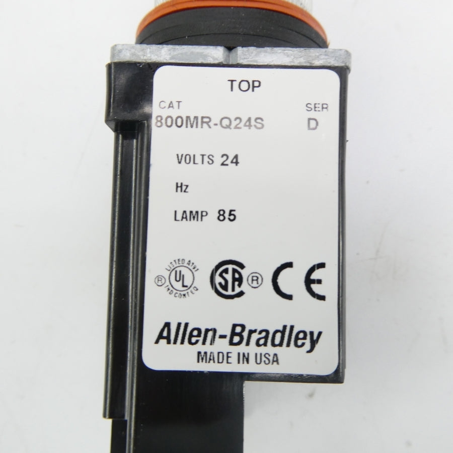 ALLEN BRADLEY 800MR-Q24RS SER. D 24VDC (WH) NSMP