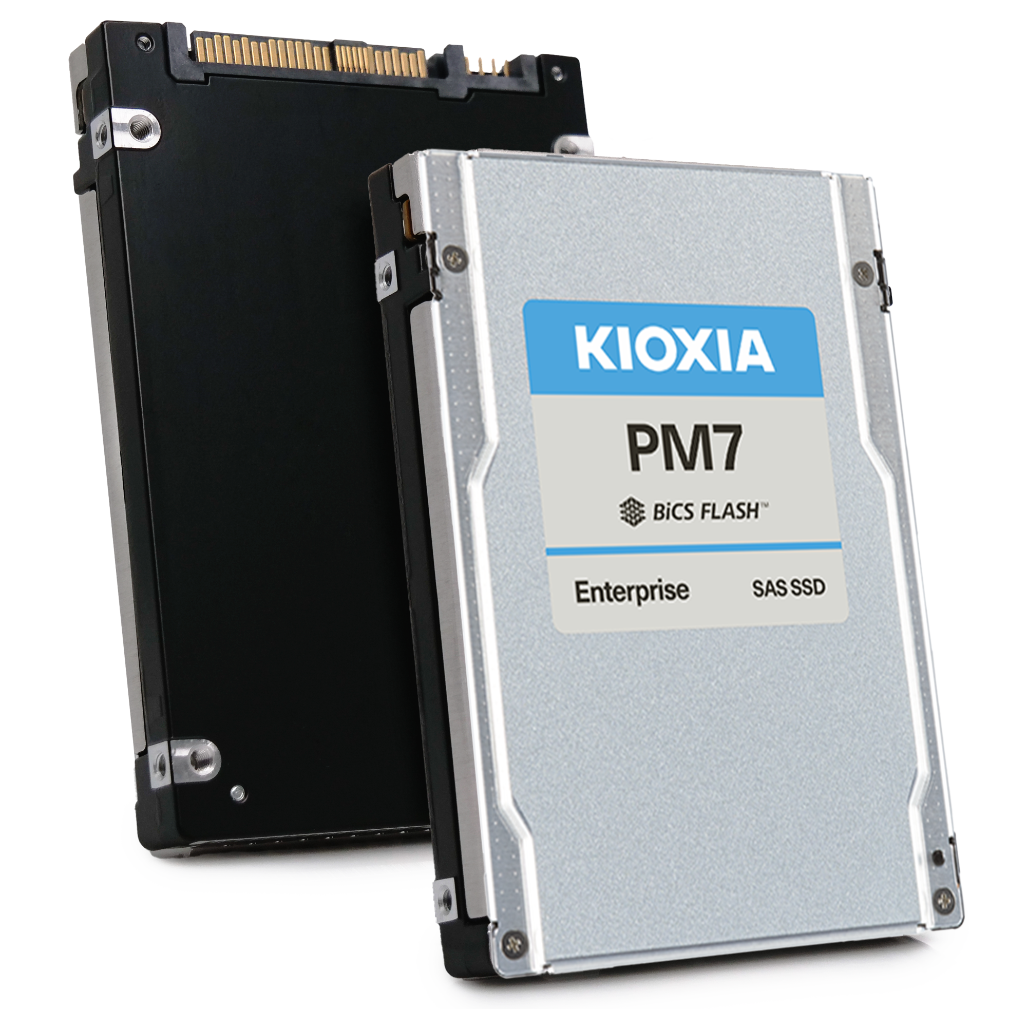 Kioxia PM7-R KPM7XRUG15T3 15.36TB 1 DWPD SAS-4 25Gb/s Read Intensive TLC 2.5in Refurbished SSD