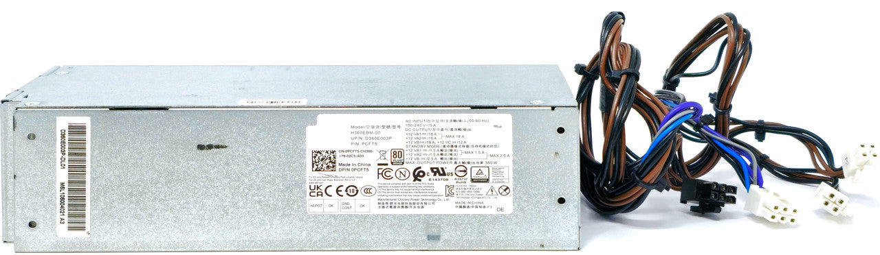 Dell HU360EBM-00 - 360W Power Supply for OptiPlex 7080 MT Detail | Alo Tech Solutions