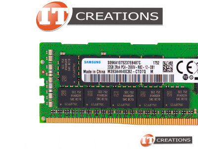 SAMSUNG 32GB PC4-21300 DDR4-2666V-R REGISTERED ECC 2RX4 CL19 288 PIN 1.20V MEMORY MODULE ( PC4-2666V-R ) video