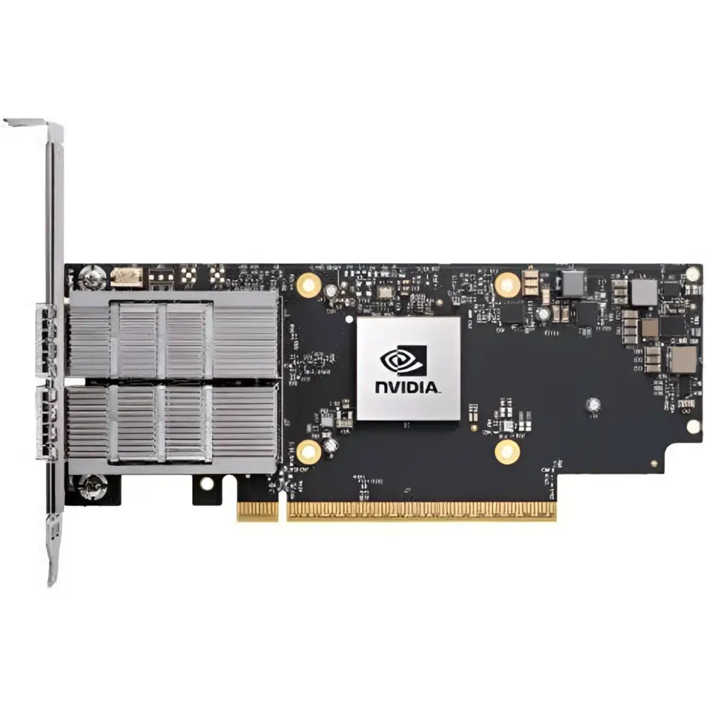 NVIDIA Mellanox ConnectX-7 Dual-Port 200GbE QSFP112 SmartNIC MCX755106AS-HEAT PCIe 5.0 x16 - Refurbished