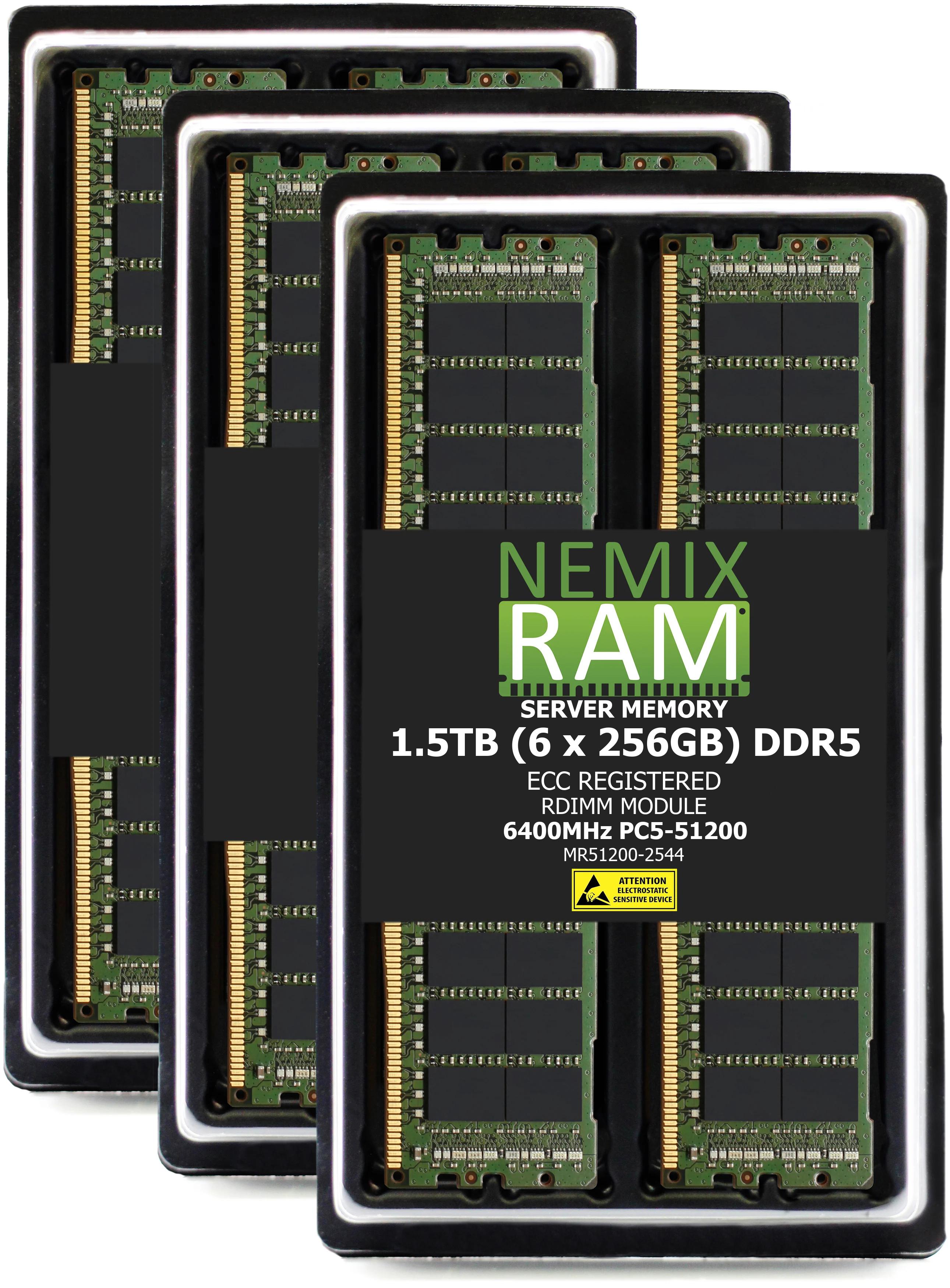 DDR5 6400MHz PC5-51200 RDIMM