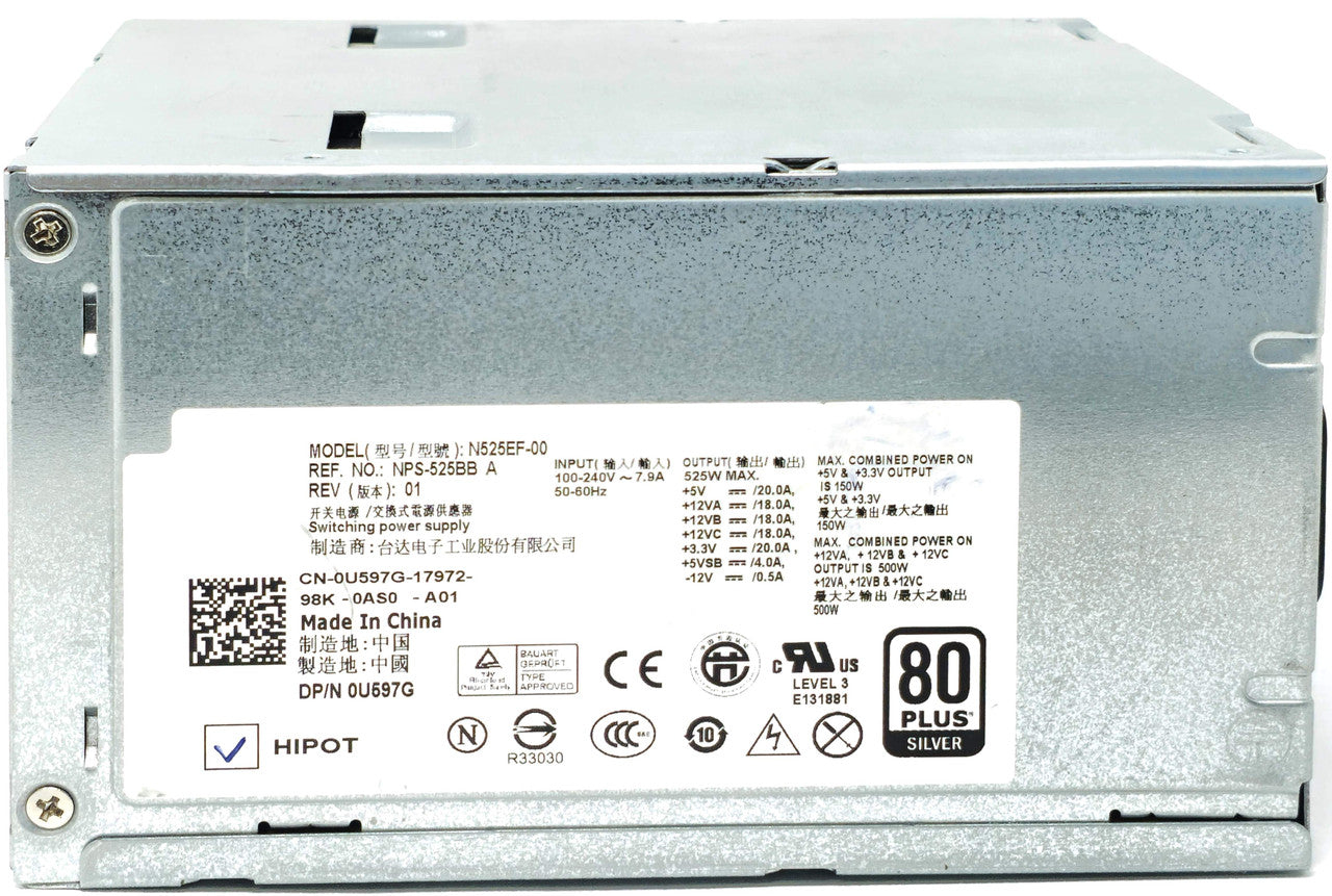 H525AF-00 - 525W Power Supply for Precision T3500