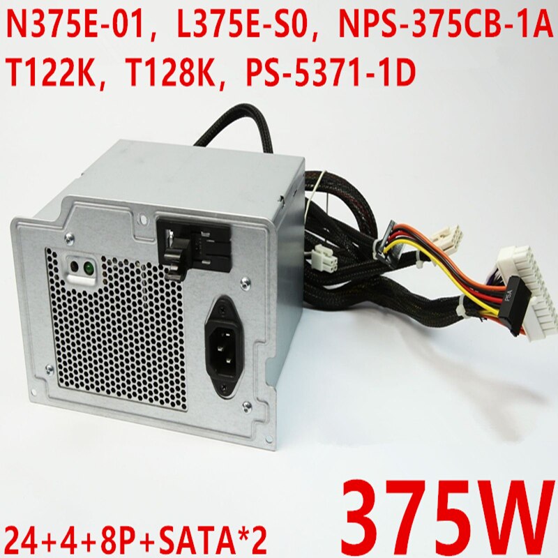 New Original PSU For Dell PowerEdge T310 375W Power Supply N375E-01 L375E-S0 NPS-375CB-1A T122K T128K PS-5371-1D N375P-01 - Image 1