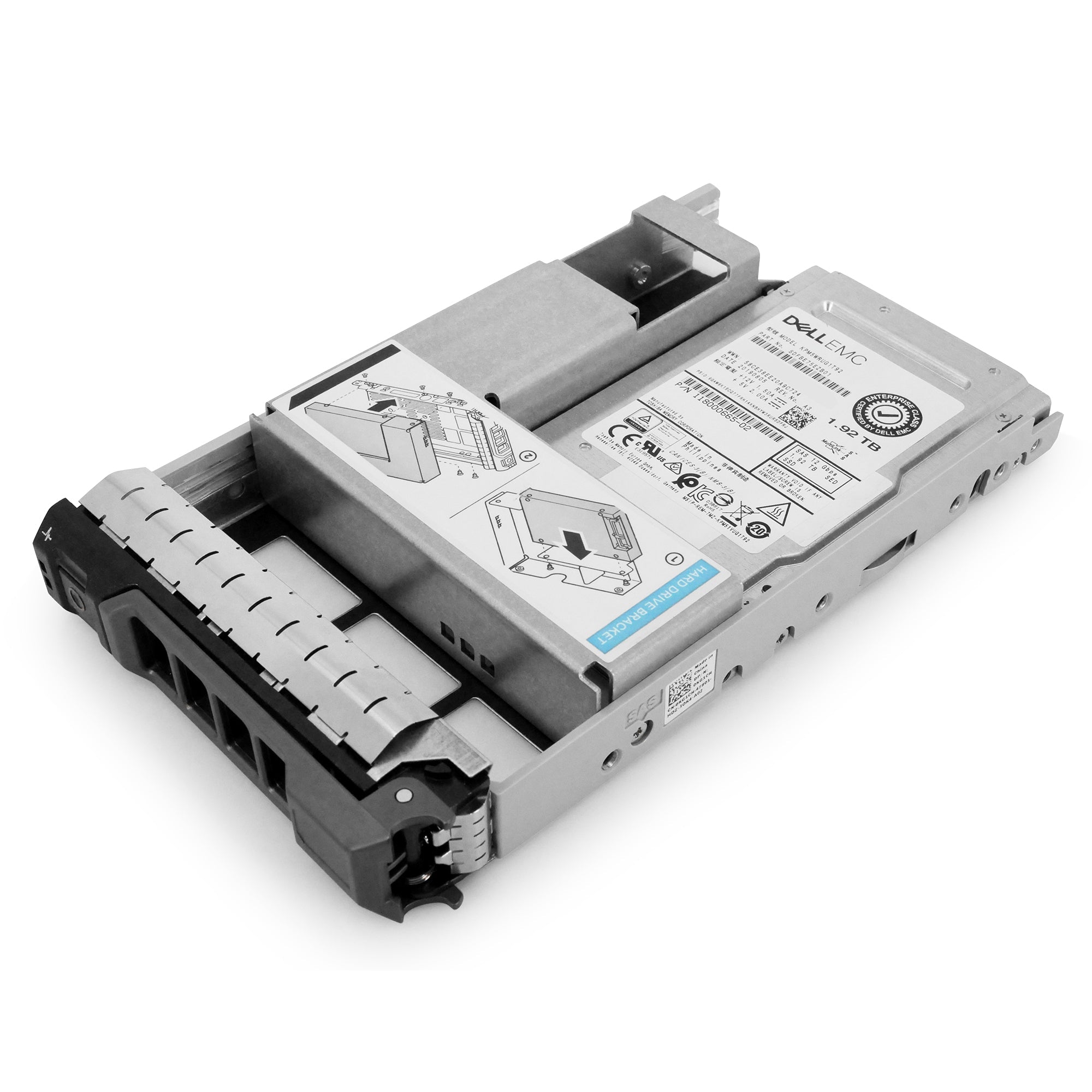 Dell G13 118000665-02 1.92TB 1 DWPD SAS 12Gb/s 3D TLC Hybrid 3.5in Recertified Solid State Drive