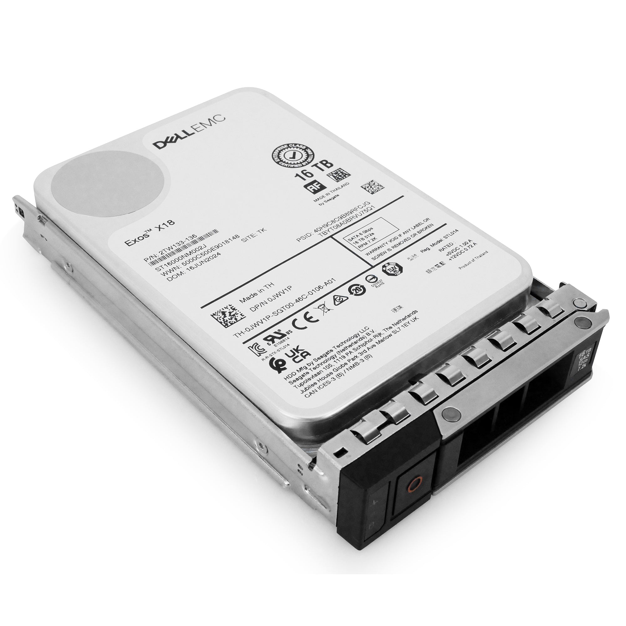 Dell G14 400-BHFM 16TB 7.2K RPM SATA 6Gb/s 512e 3.5in Hard Drive