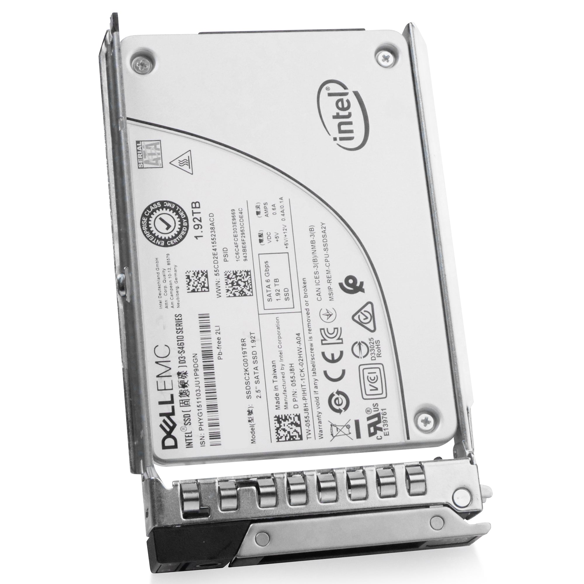 Dell G14 RRR7M 1.92TB 3 DWPD SATA 6Gb/s Mixed-Use 3D TLC 2.5in Refurbished SSD