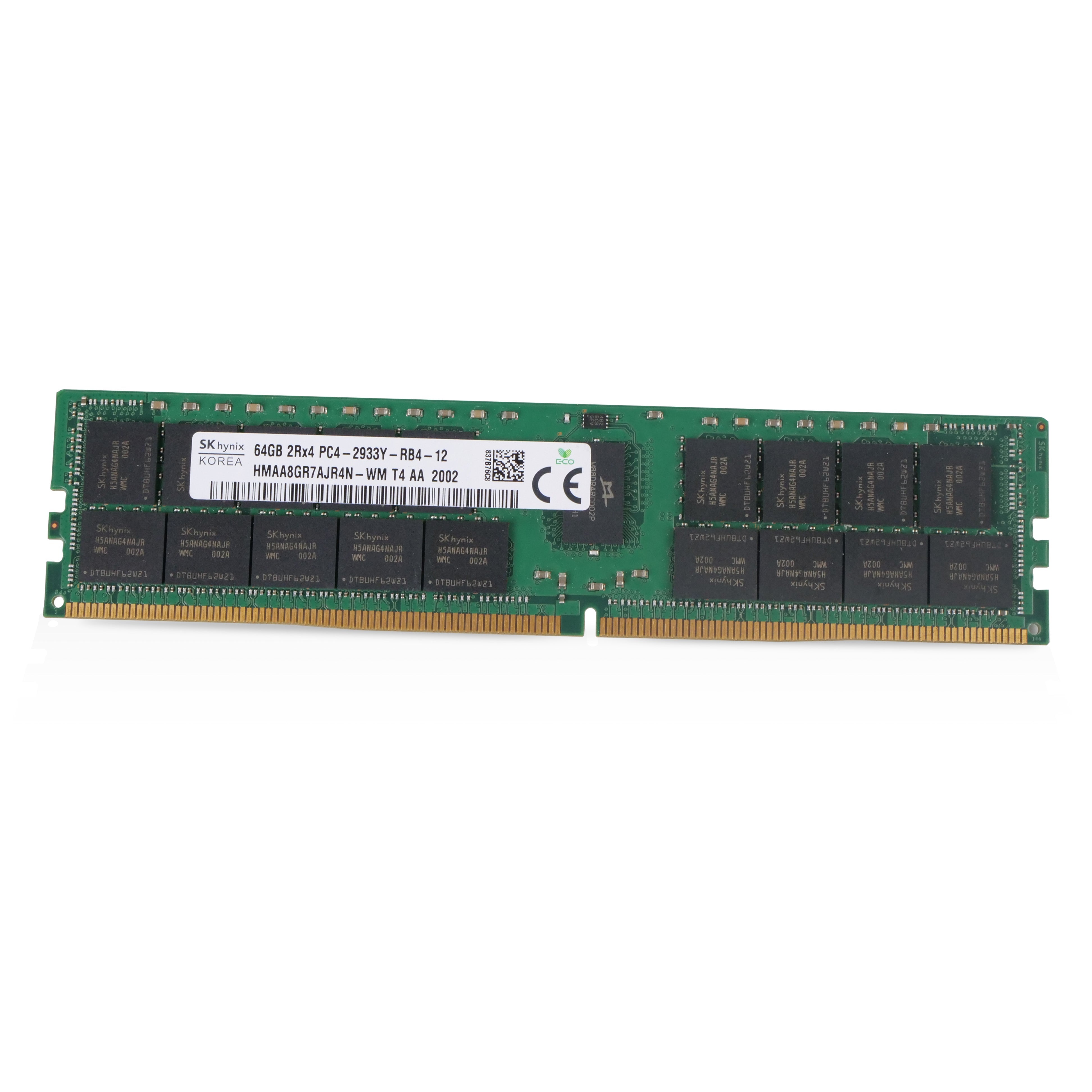 SK hynix HMAA8GR7AJR4N-WM 64GB DDR4 2933MHz RDIMM 2Rx4 ECC Server RAM (PC4-2933Y-RB4-12) Seller Refurbished