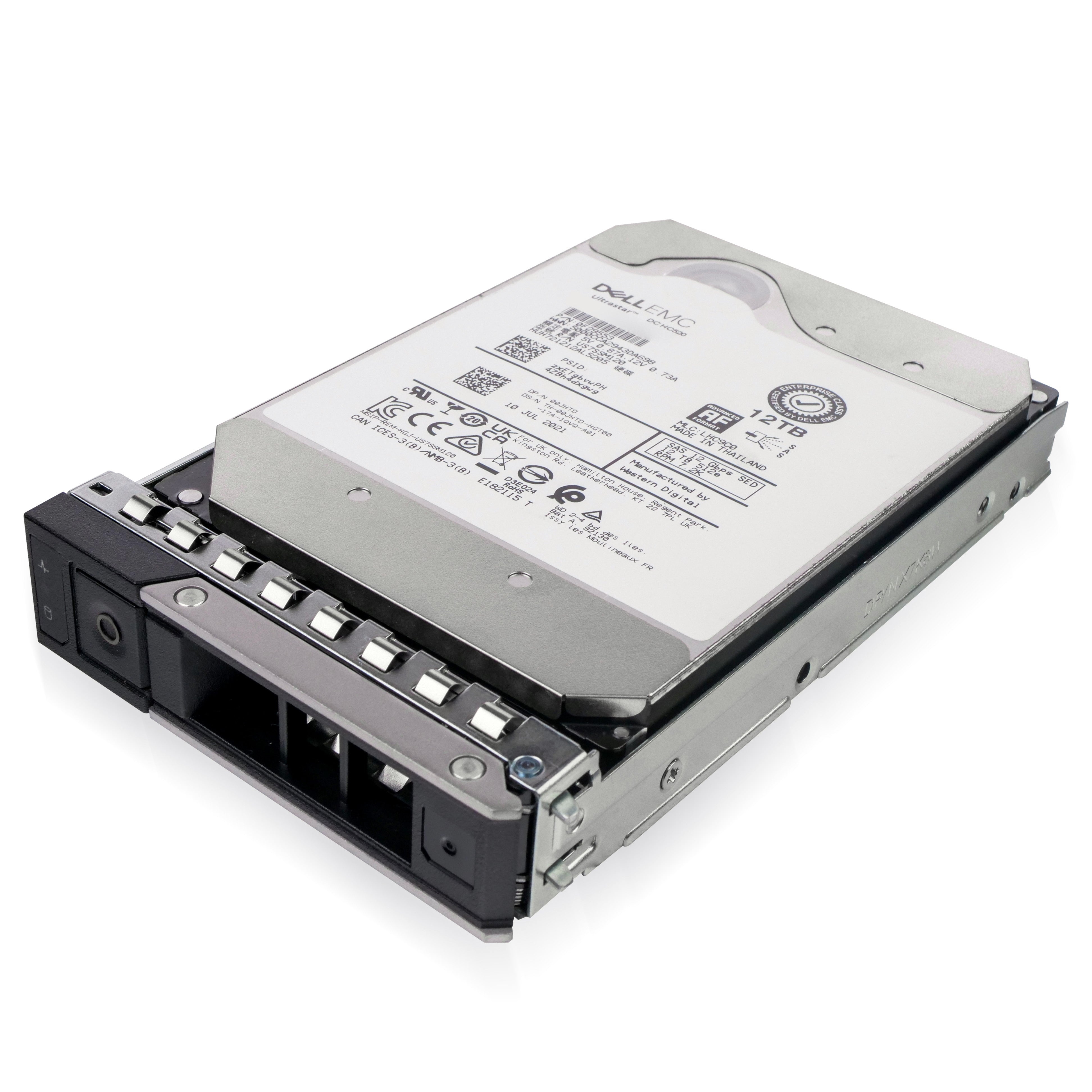 Dell G14 400-AXLH 12TB 7.2K RPM SAS 12Gb/s 512e 256MB 3.5in Refurbished HDD