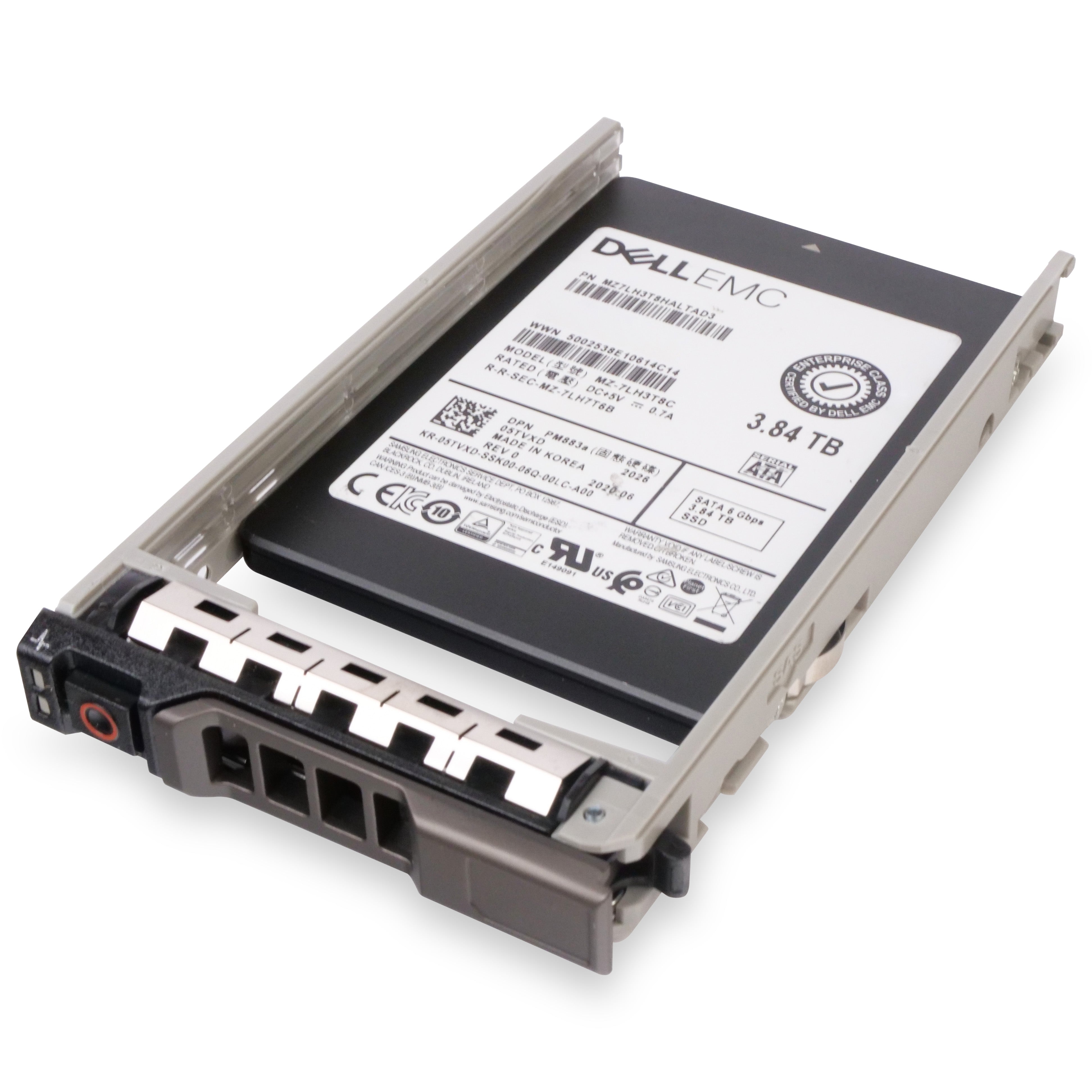 Dell G13 400-AWCR 3.84TB 1 DWPD SATA 6Gb/s 3D TLC 2.5in Refurbished SSD