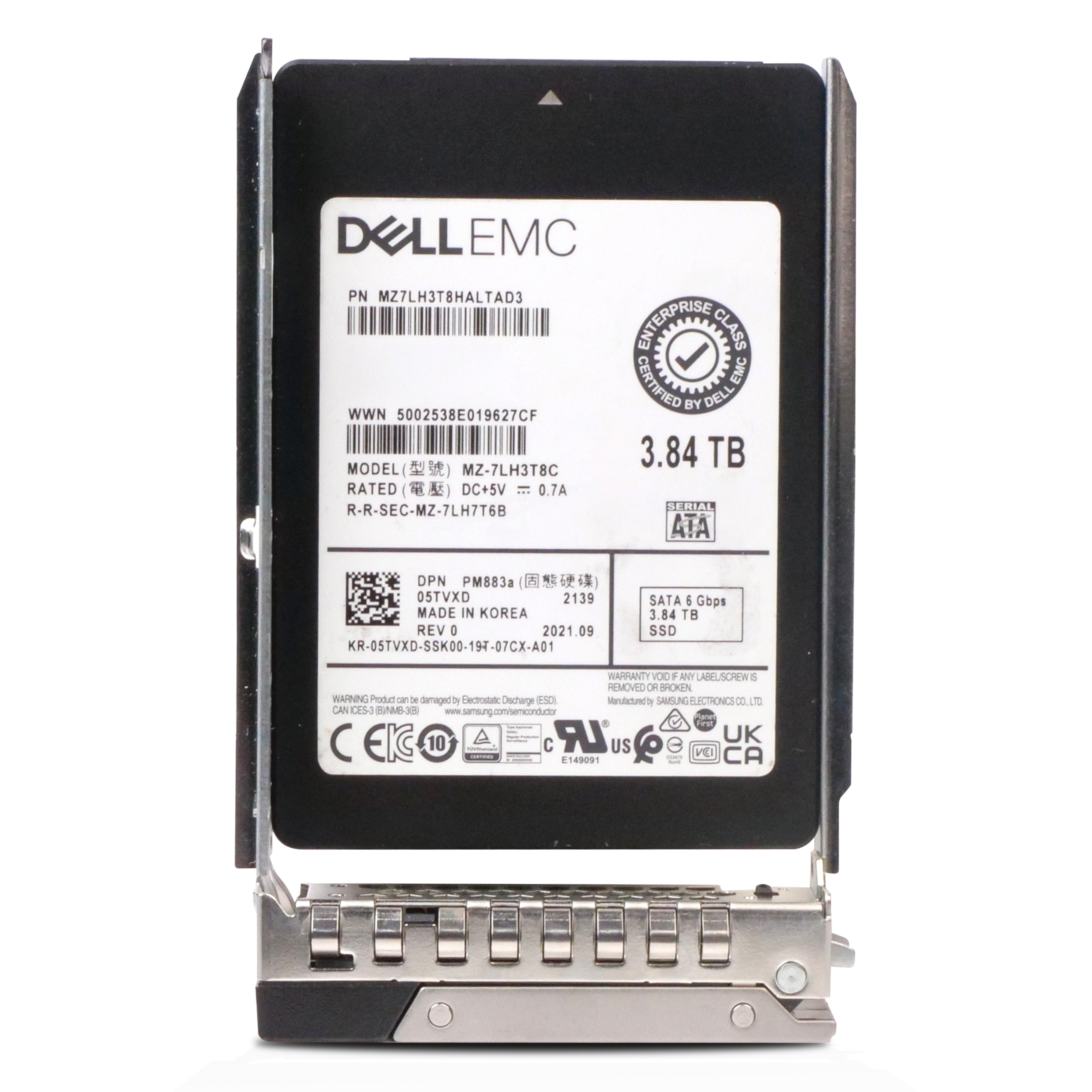 Dell G14 CHF46 3.84TB 1 DWPD SATA 6Gb/s 3D TLC 2.5in Refurbished SSD