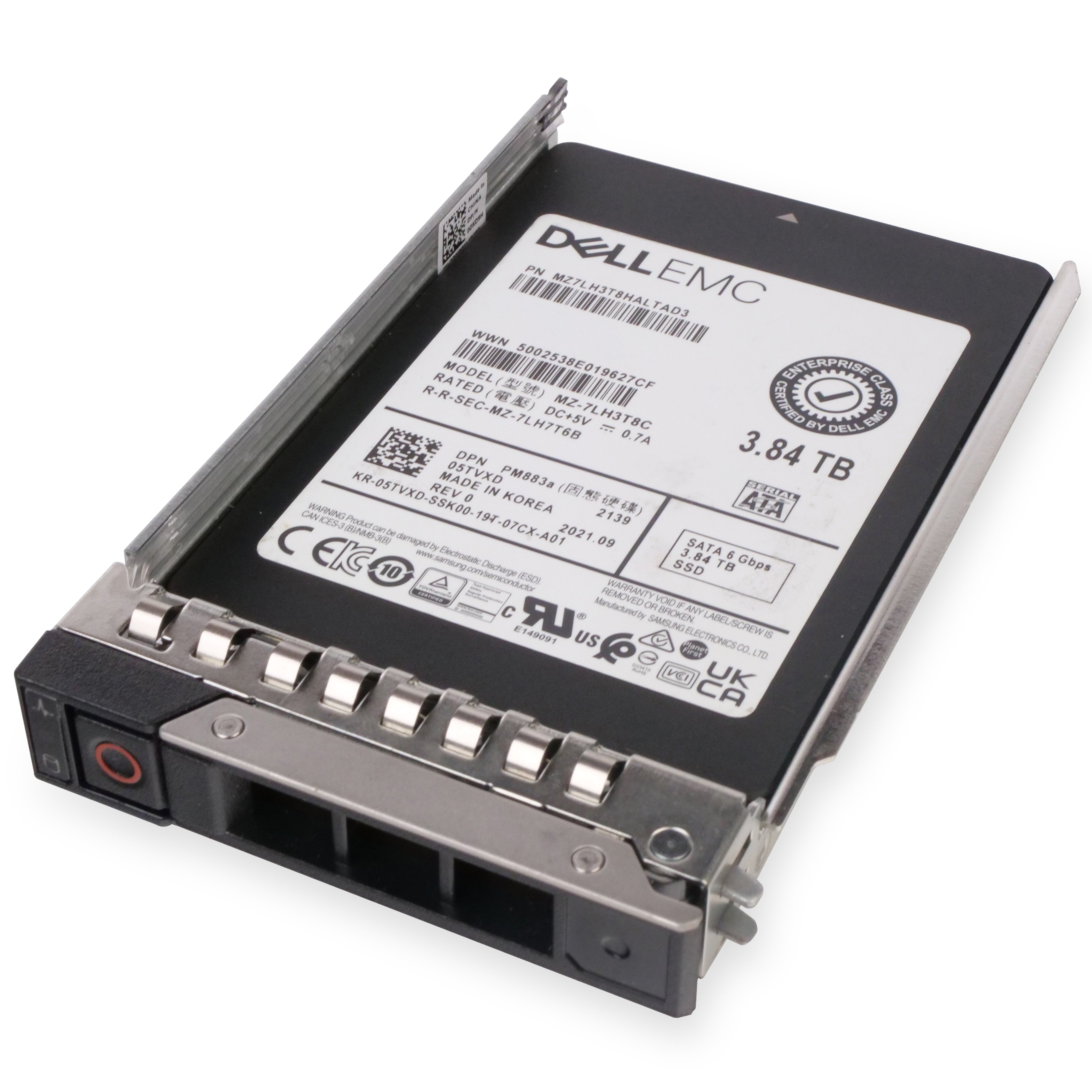 Dell G14 400-AUZD 3.84TB 1 DWPD SATA 6Gb/s 3D TLC 2.5in Refurbished SSD