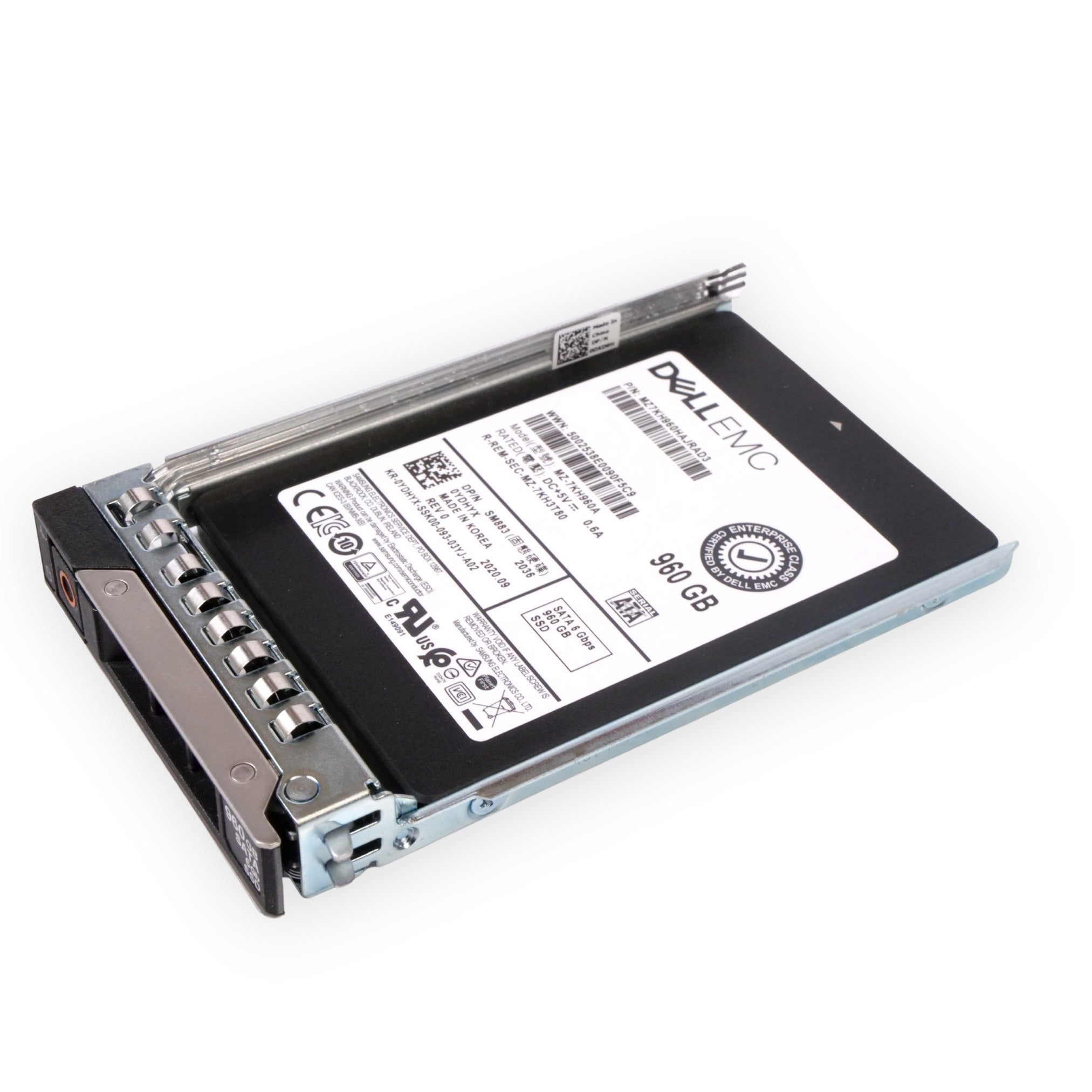 Dell G14 0YDHYX 960GB 3 DWPD SATA 6Gb/s MLC Mixed-Used 2.5in Refurbished SSD