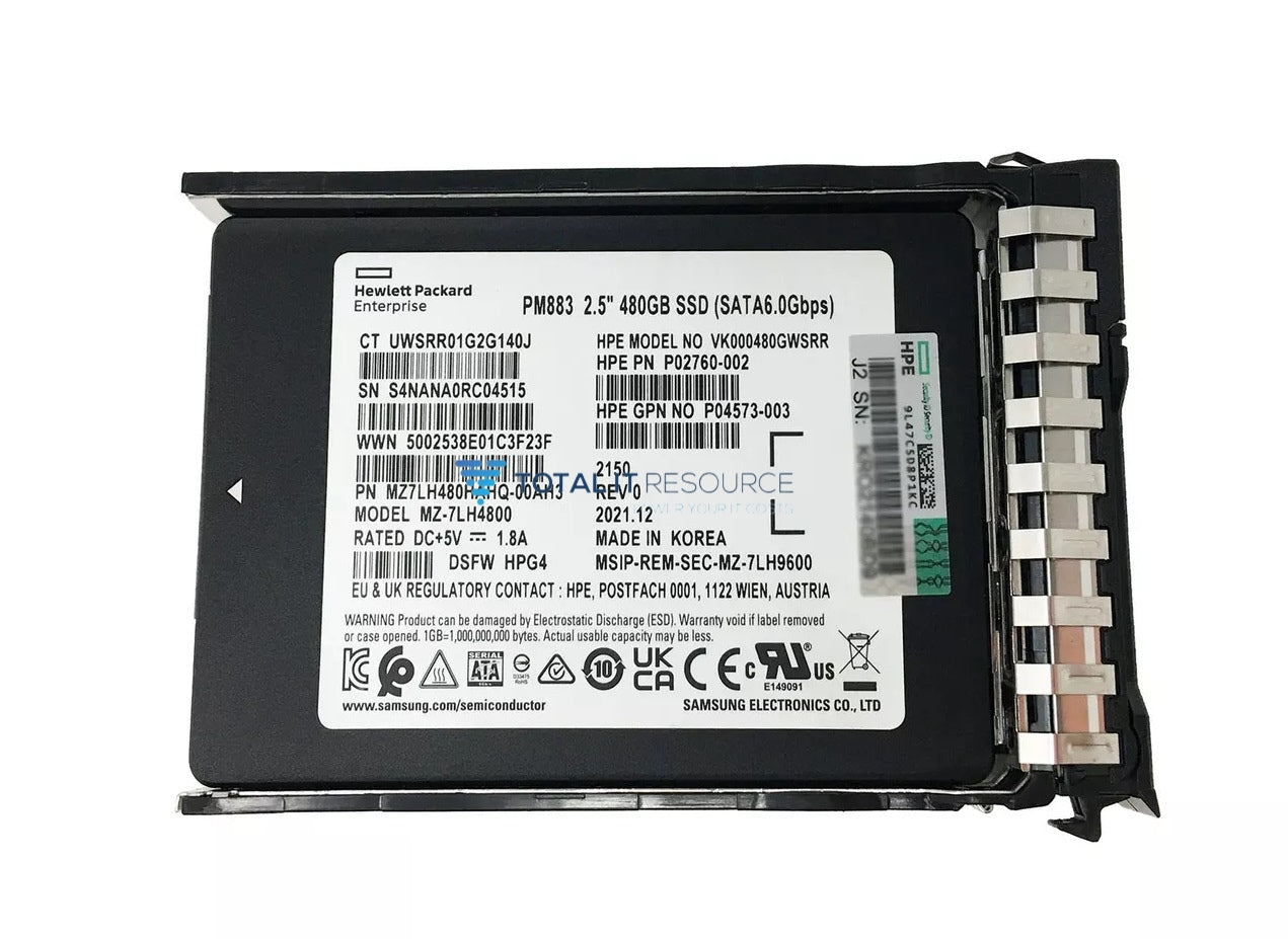 P40497-B21 HPE 480GB SATA 6G Read Intensive SFF BC Multi Vendor SSD