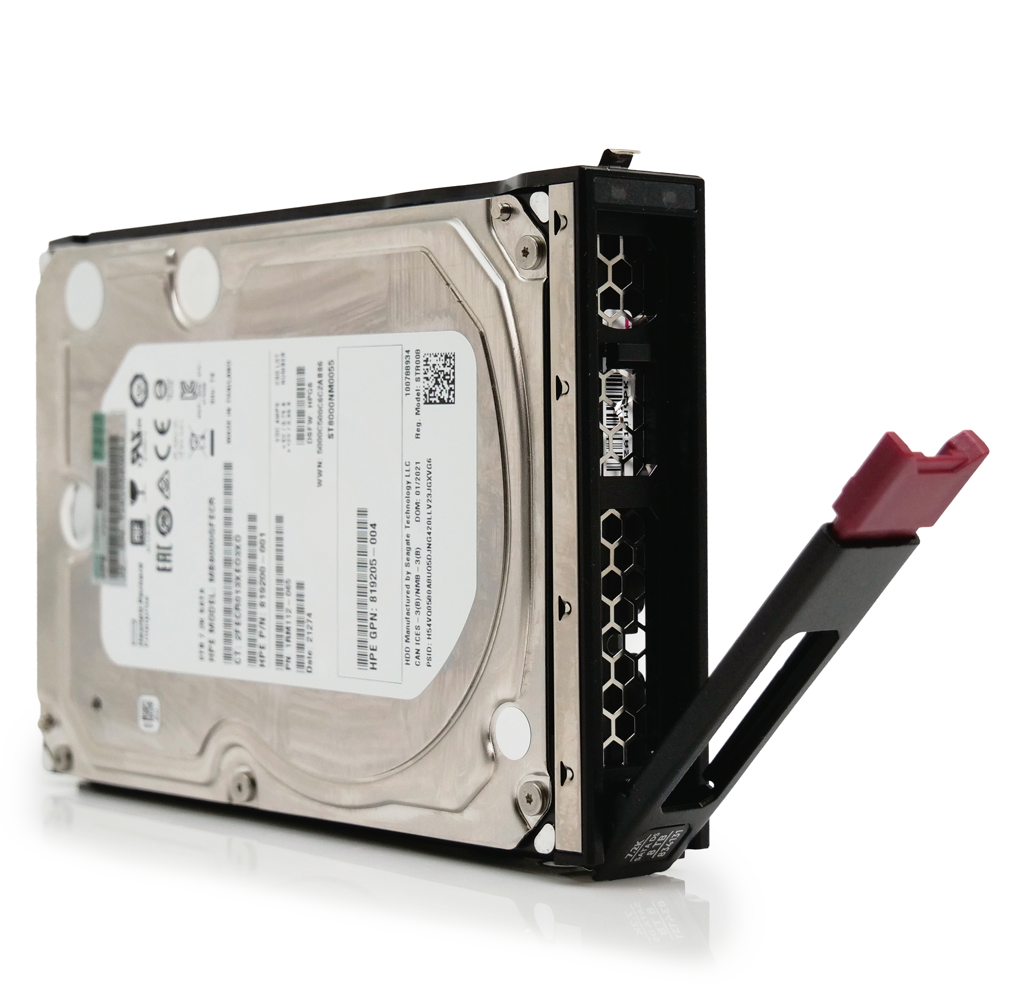 HP Generation 10 819200-001 8TB 7.2K RPM SATA 6Gb/s 512e 3.5in Refurbished HDD