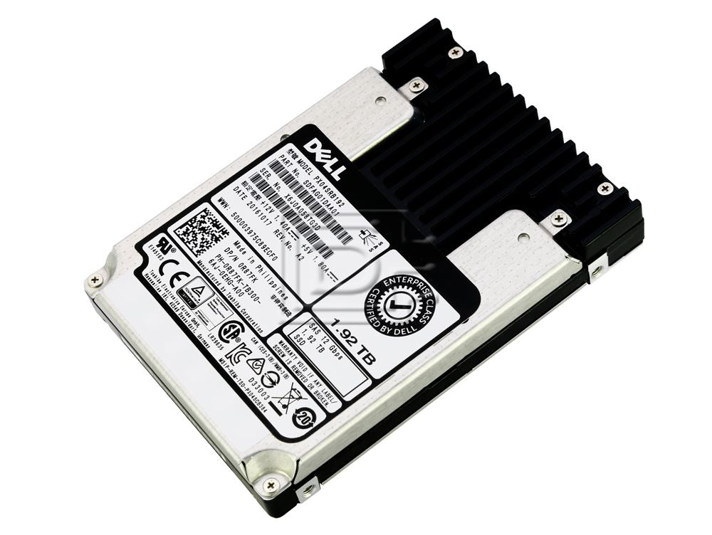 Toshiba PX04SRB192 R87FK 0R87FK SAS Solid State Drive Image 3 image