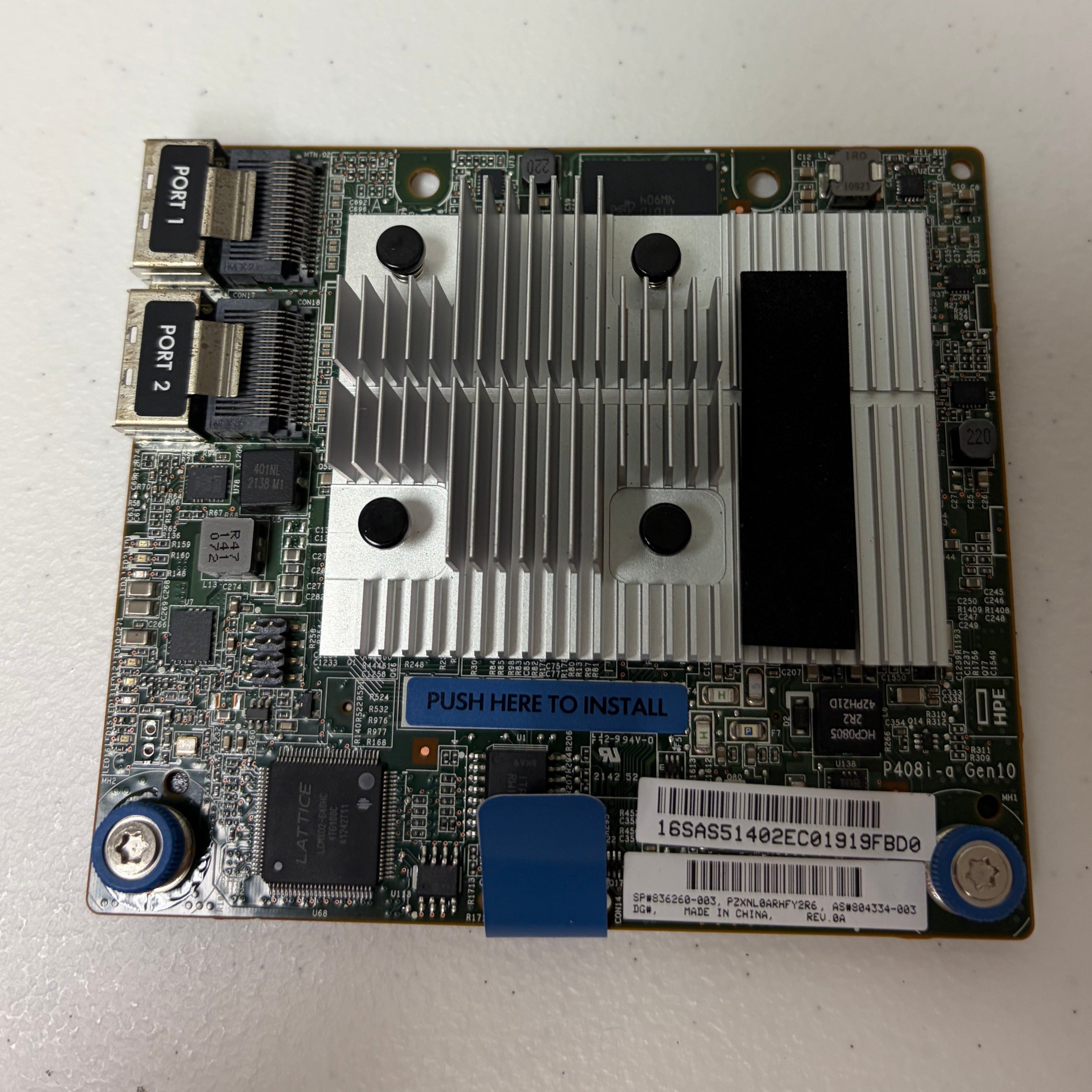 HPE 836260-003 804334-003 - Smart Array P408i-a SR Gen10 Controller | Alo Tech Solutions