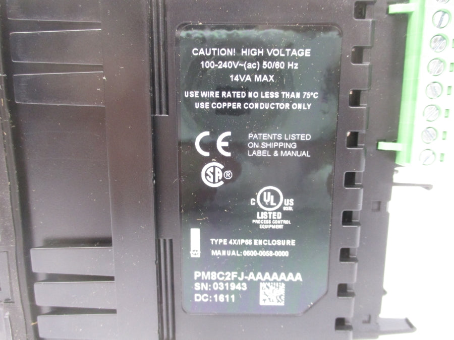 WATLOW PM8C2FJ-AAAAAAA 100-240VAC NSMP