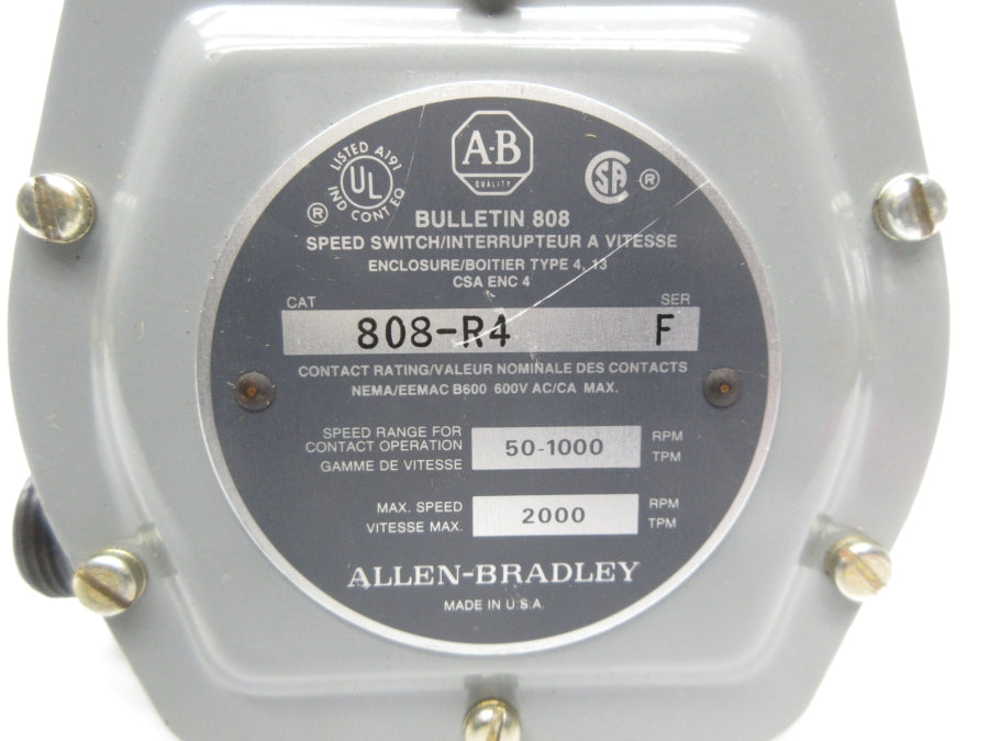 ALLEN BRADLEY 808-R4 SER. F NSNP