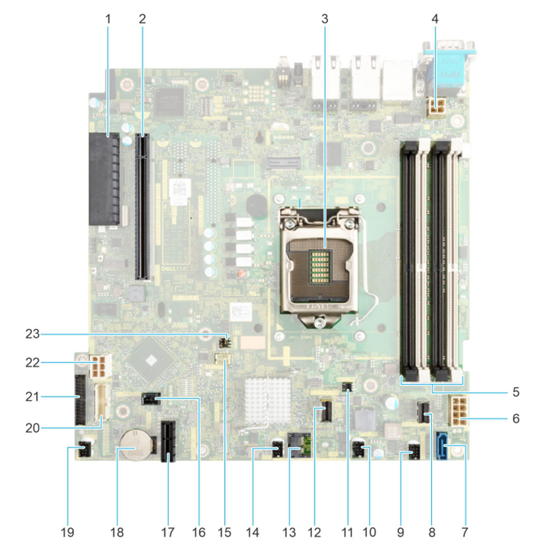 513Y7 — System Board Motherboard | Dell PowerEdge R350