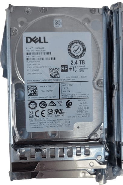 ST2400MM0159 Dell 2.4TB SAS (Lot of 6 Drives) 12Gbps 2.5" 10K Hard Drives