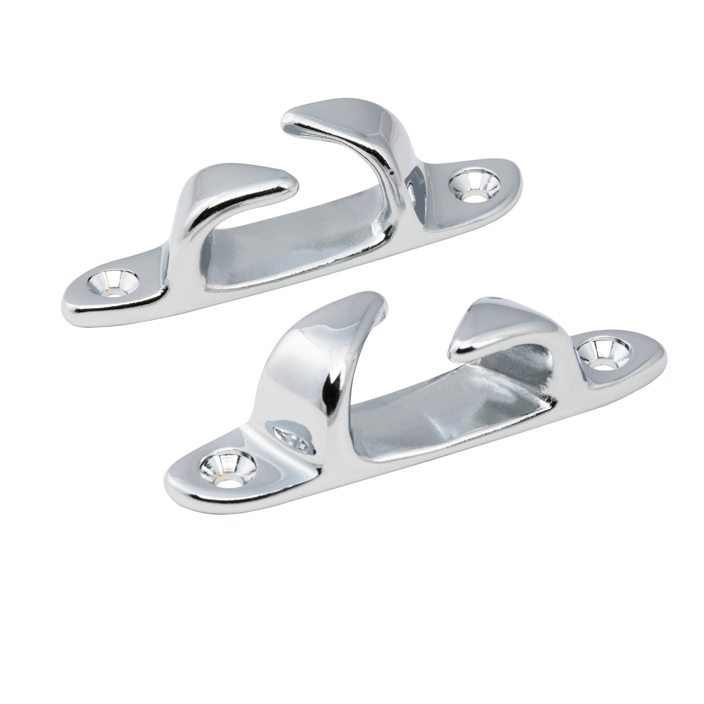 Whitecap S-0981 4-1/2" Cp/Brass Skene Bow Chock Pair