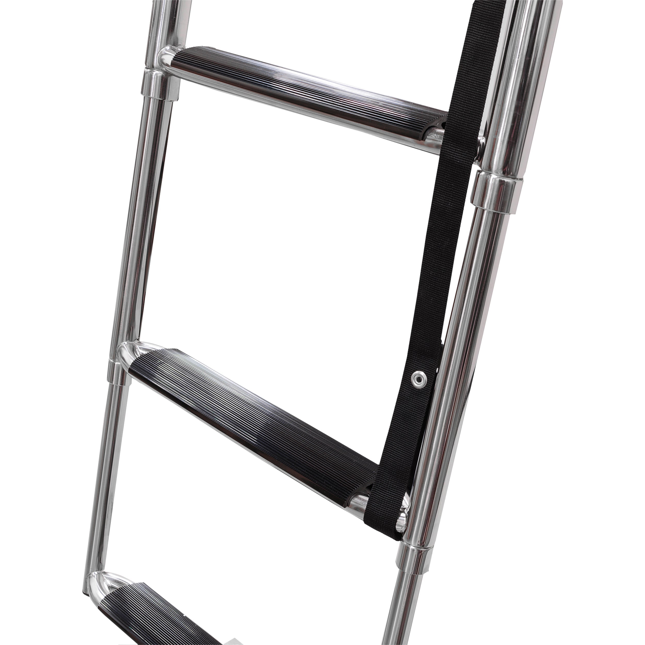 Whitecap S-1747 Stainless Steel Telescoping Pontoon Ladder - 4 Step