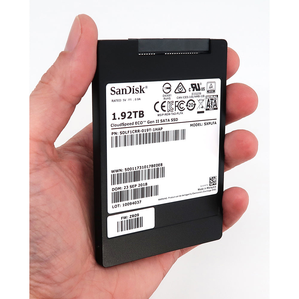 SanDisk CloudSpeed Eco Gen. II SDLF1CRR-019T-1HA1 1.92TB SATA 6Gb/s 2.5" SSD