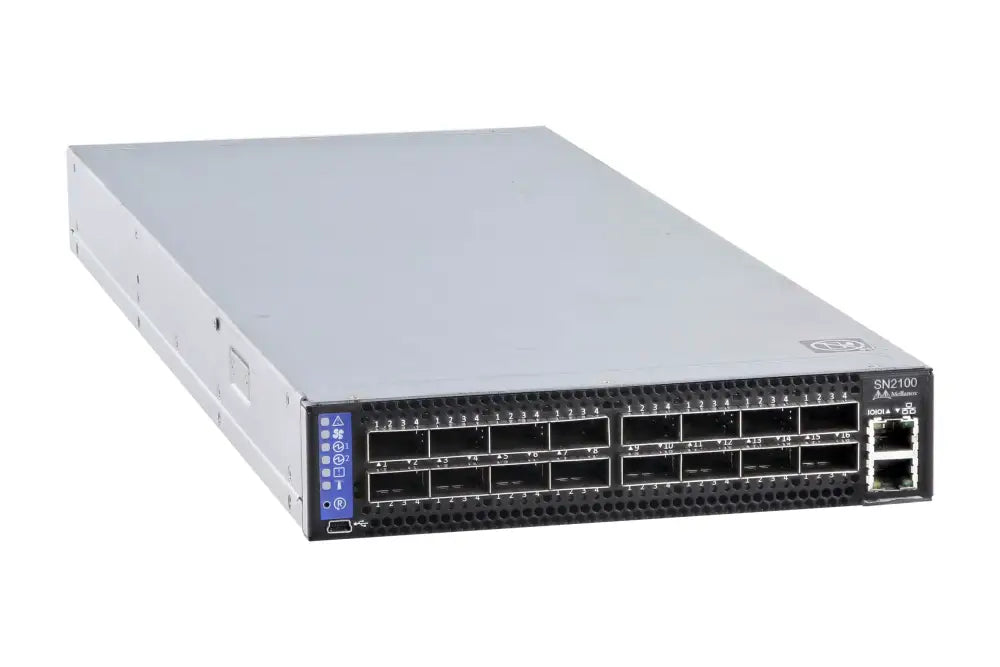 NVIDIA Mellanox MSN2100-CB2F SN2100 16-Port 100GbE QSFP28 Spectrum Open Ethernet Switch - Refurbished
