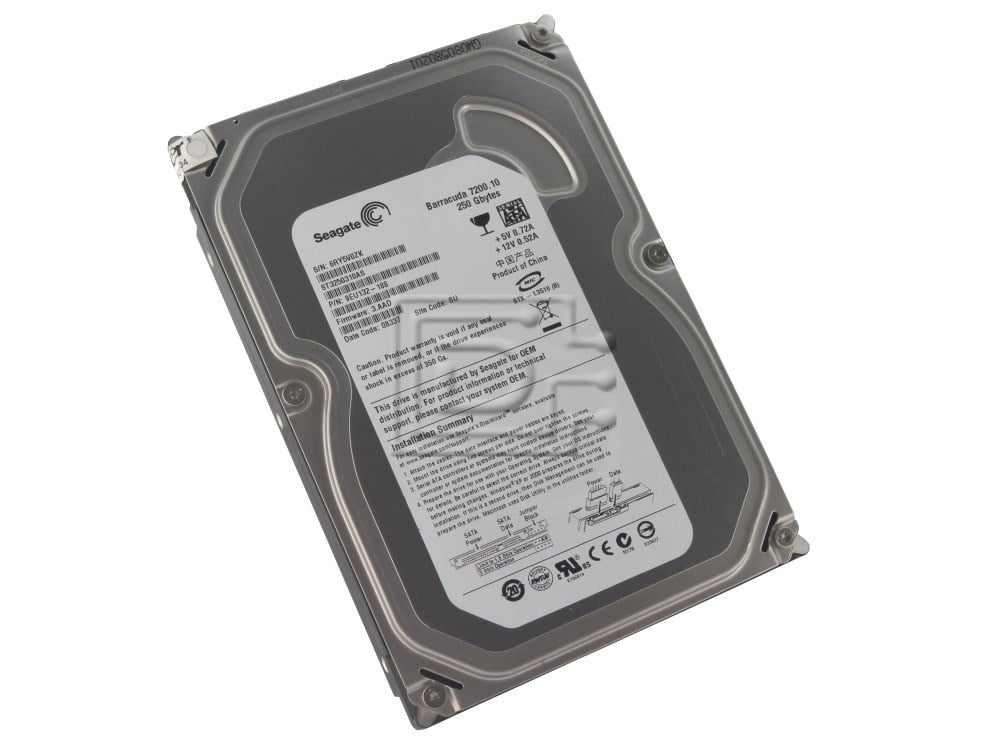 Seagate Barracuda 250GB SATA 3.5-inch Hard Disk Drive 7.2K RPM