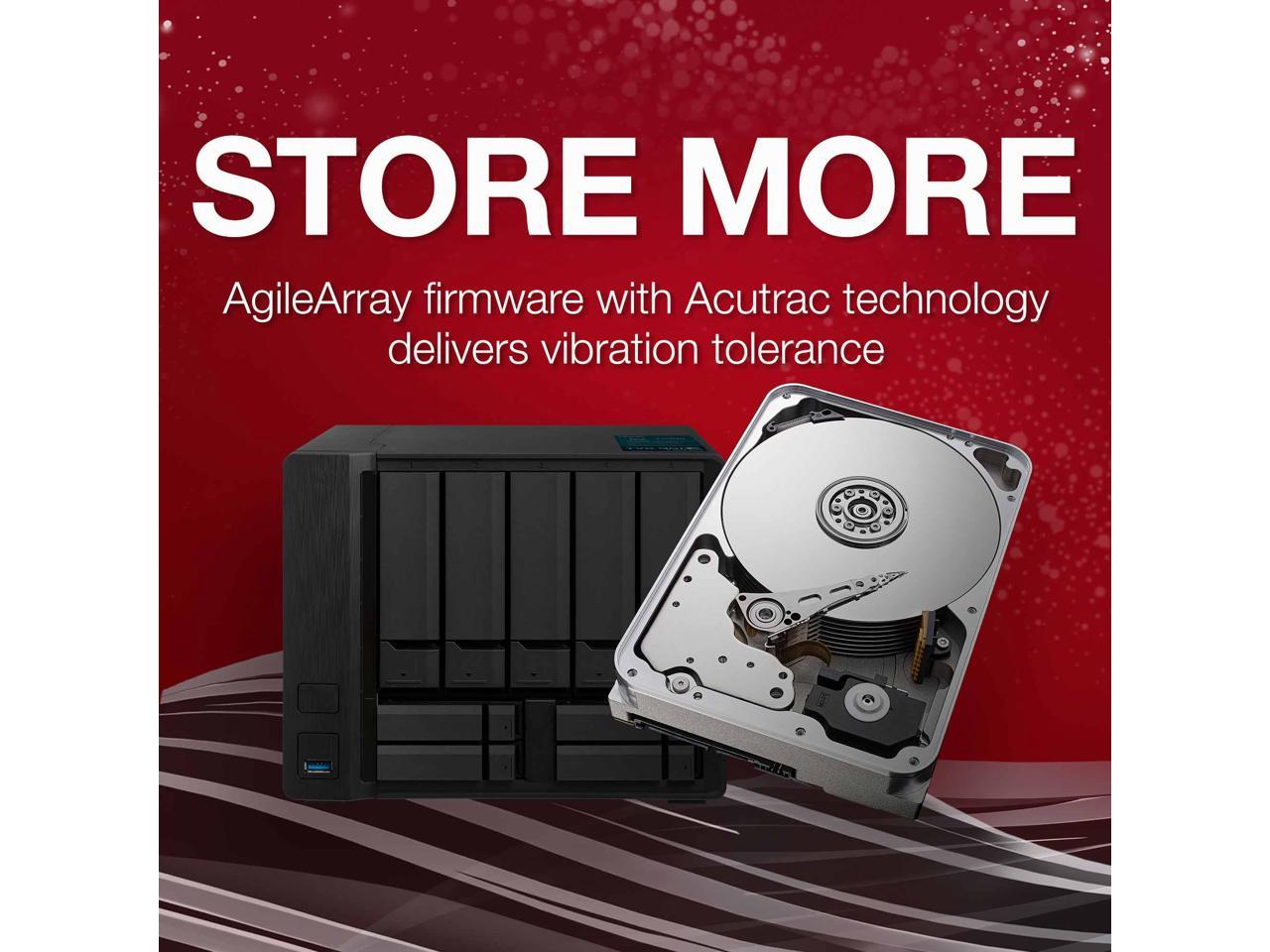 Seagate Ironwolf 14Tb Nas Hard Drive 7200 Rpm 256Mb Cache Sata 6.0Gb/S Cmr 3.5" Internal Hdd For Raid Network Attached Storage St14000Vn0008