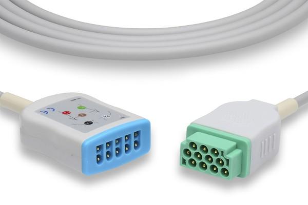 GE Healthcare > Marquette Compatible ECG Trunk Cable - 2017003-001