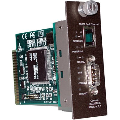 TRENDnet - TFC-1600MM - TRENDnet SNMP Management Module for TFC-1600; Supports Port Based Management; Real Time Monitoring; Converter Speed; Link Activity; Duplex Status; Gigabit Port; Lifetime Protection; TFC-1600MM - Management Module for TFC-1600