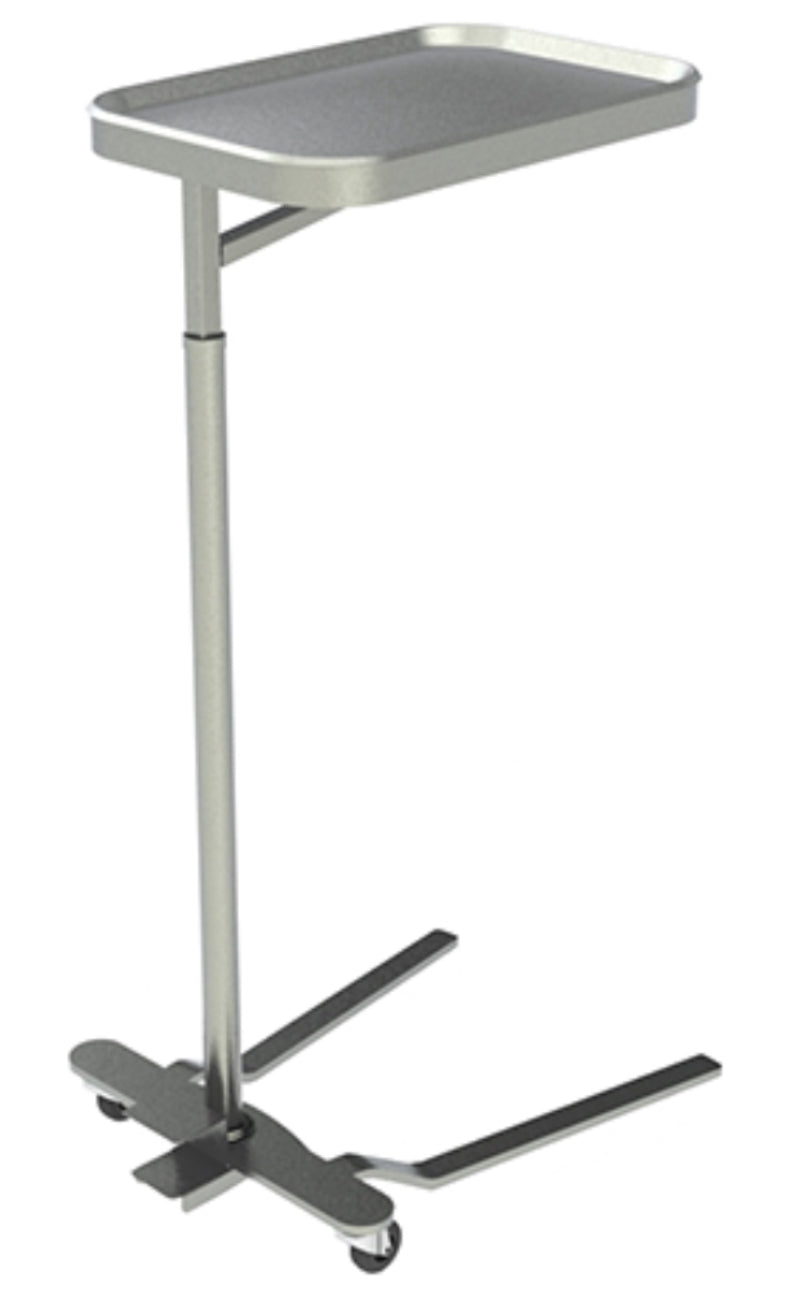 Stainless Steel Mayo Instrument Stand w/ 13" x 19" Tray