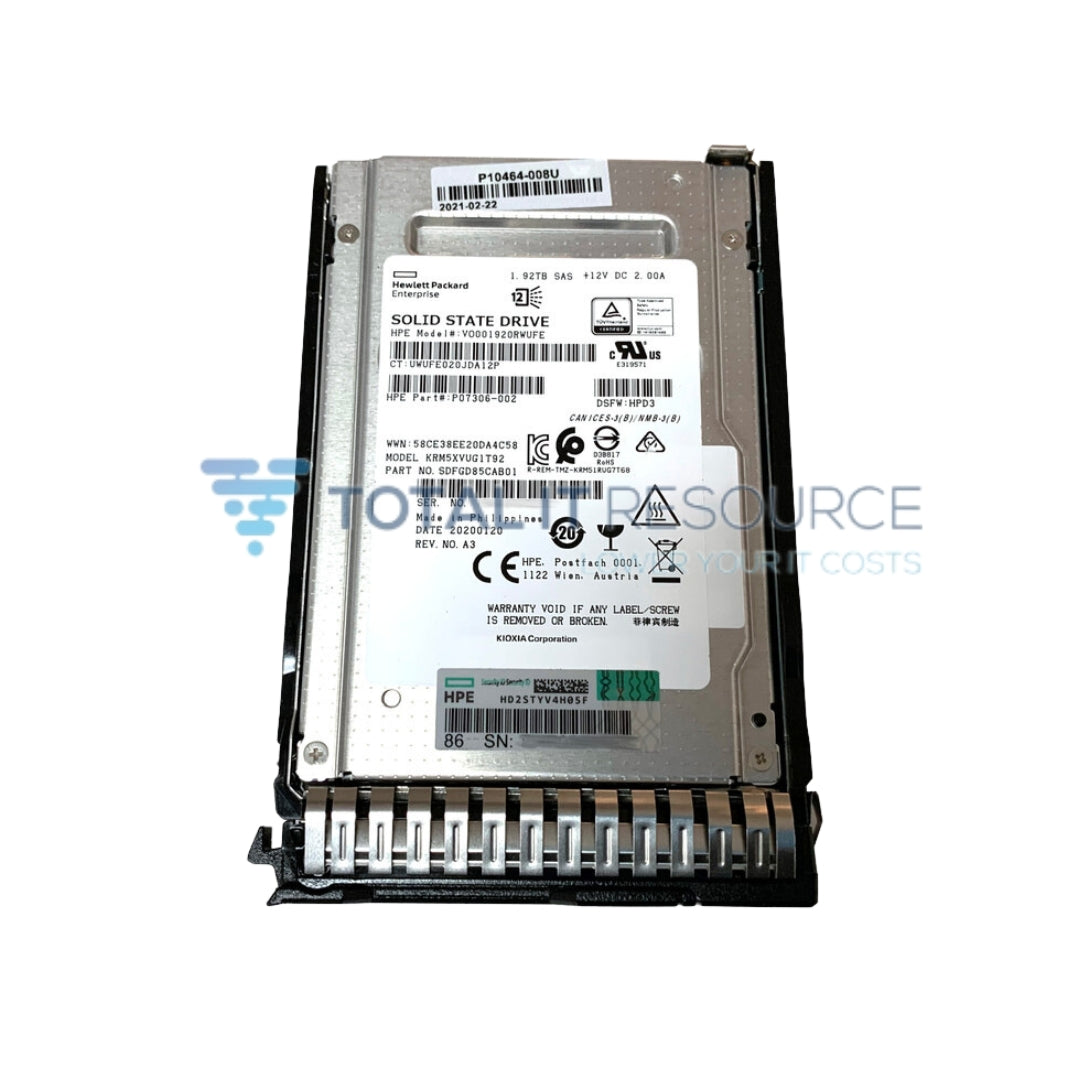 P10454-B21 HPE 1.92TB SAS 12G Mixed Use SFF (2.5in SC Value SAS SSD