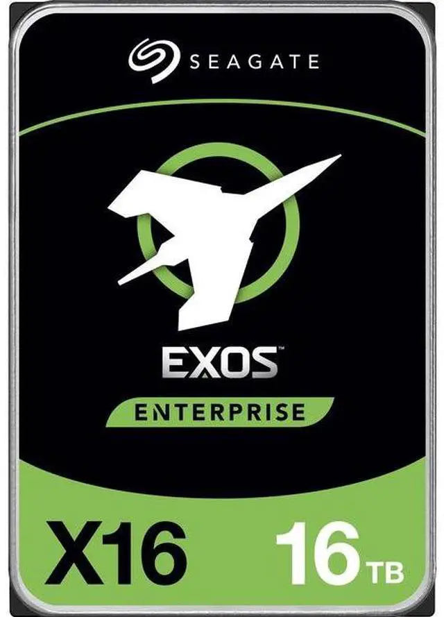 Seagate Exos X16 16TB Enterprise HDD 12Gb/s SAS 512e/4Kn 7200 RPM 256MB Cache 3.5" Internal Hard Drive ST16000NM002G - OEM