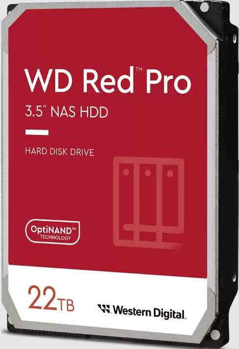 WD221KFGX - Western Digital Red Pro 22TB 7200RPM SATA 3.5-Inch HDD