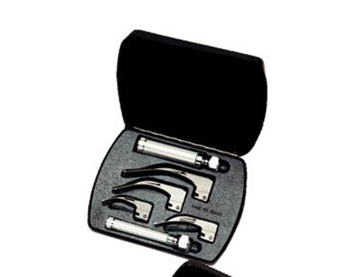 Fiber Optic Macintosh Laryngoscope Set w/ Case