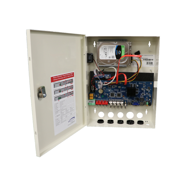 Speco Technologies H24WHRN2TB 24 Ch. Wall-Mount Hybrid Recorder - 16 Hybrid (TVI or IP) + 8 IP, 2TB, NDAA