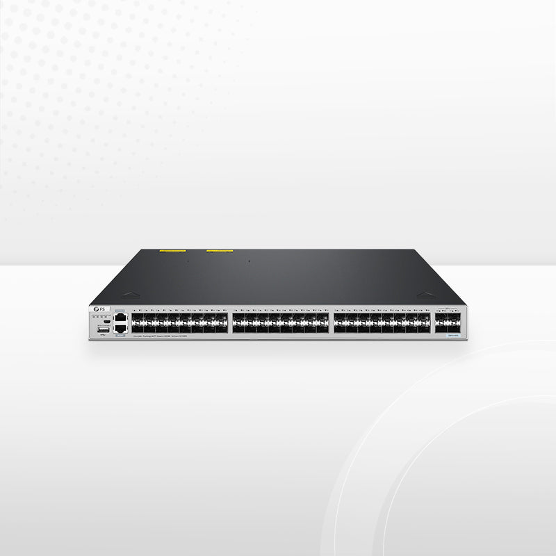 S5810-48FS, 48-Port Gigabit Ethernet L3 Switch, 48 x 1Gb SFP, with 4 x 10Gb SFP+ Uplinks, Stackable Switch, Broadcom Chip
