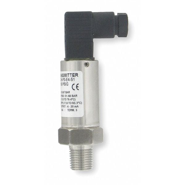 Pressure Transducer, 0 to 100 PSI, +/-1Pct